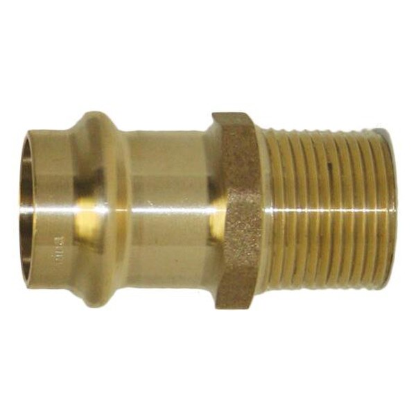 Apollo Copper Male Press Fit Adaptor 1-1/2" Press X 1-1/2" MPT
