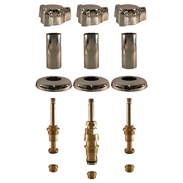 Briggs Binford Three Handle Tub & Shower Rebuild Kit