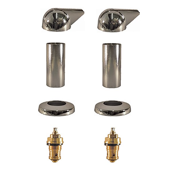 Crane Binford Two Handle Tub & Shower Rebuild Kit - Chrome