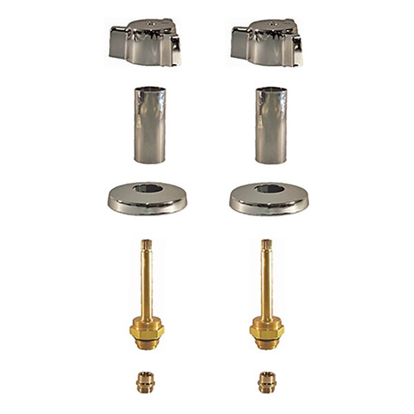 Indiana Brass Binford Two Handle Tub & Shower Rebuild Kit - Chrome