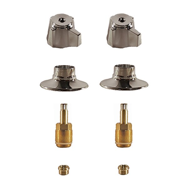 Sterling Binford Two Handle Tub & Shower Rebuild Kit - Gripped Knob Handle