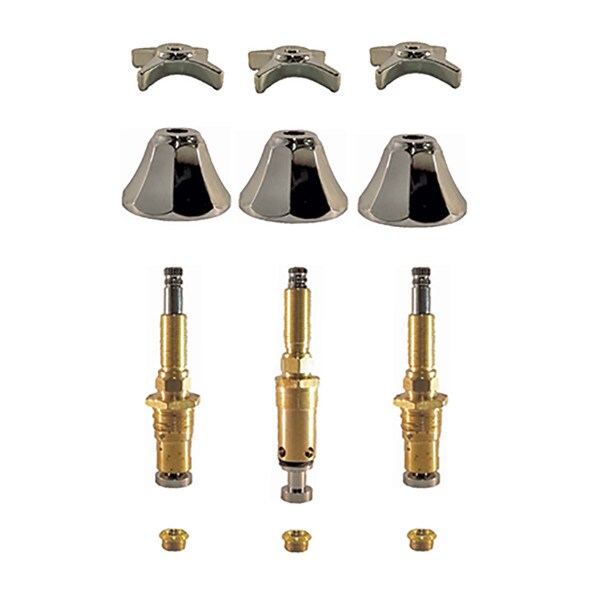 Speakman Binford Three Handle Tub & Shower Rebuild Kit - Cross Handle
