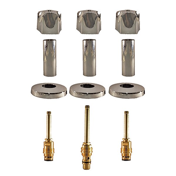 Savoy Binford Three Handle Tub & Shower Rebuild Kit