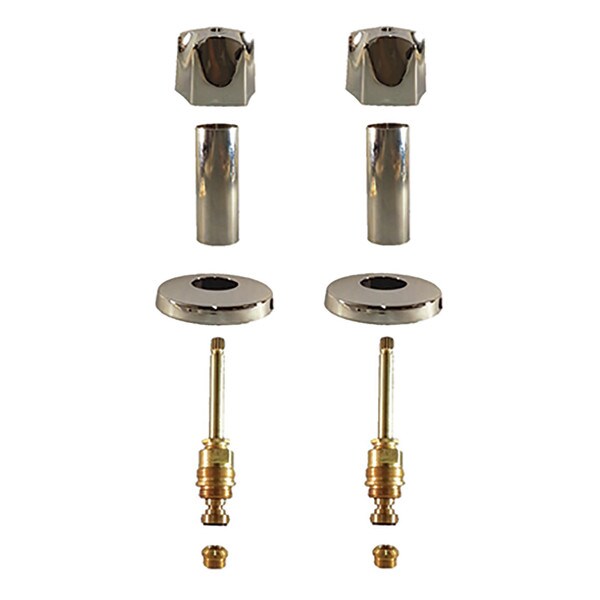 Savoy Binford Two Handle Tub & Shower Rebuild Kit - Chrome Knob Handle