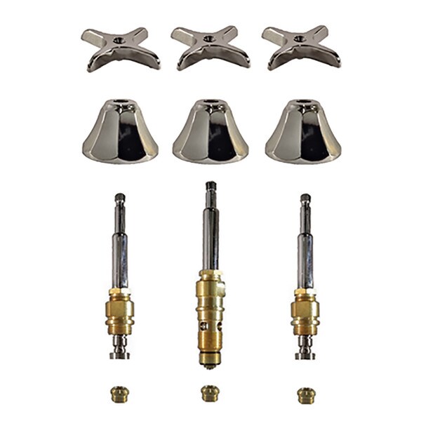 Savoy Binford Three Handle Tub & Shower Rebuild Kit