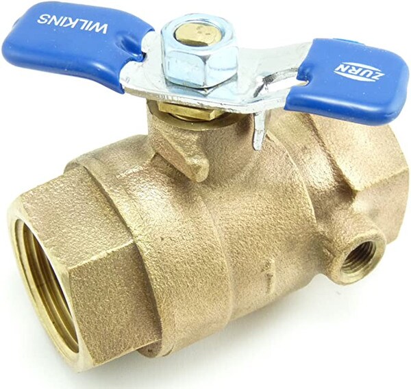 Wilkins Tapped Ball Valve - 1" IPS