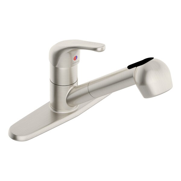 Symmons Pull Out Sprayer - Single Handle, Satin Nickel