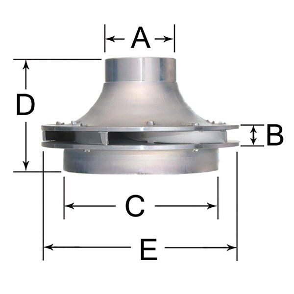 Armstrong 816301-025 Circulating Pump Impeller - 4-1/4", Steel