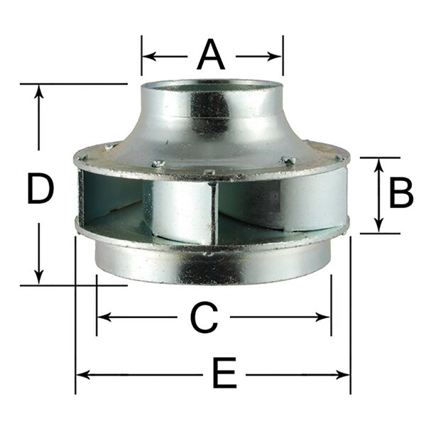 Armstrong 816305-028 Circulating Pump Impeller - 3-7/8", Steel