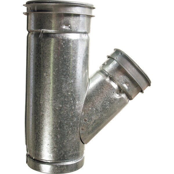 Hart & Cooley Galvanized Wye - 4"