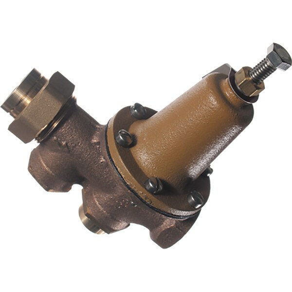 Watts Pressure Reducing Valve - 3/4", 10 - 35 PSI, Temp. Range 33F to 160F