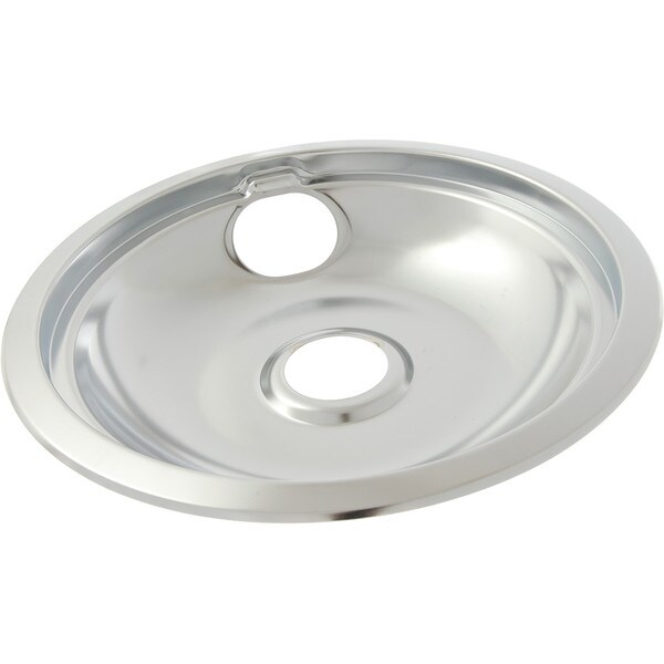 Range Drip Pan - 8", Chrome Plated
