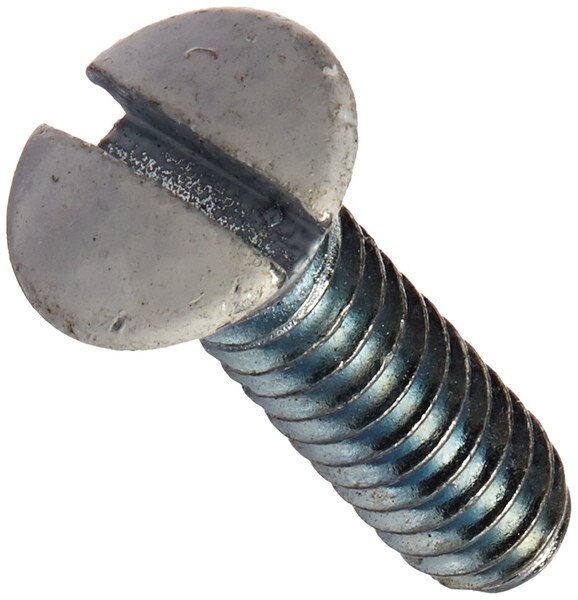 Morris Wall Plate Screw - 1/2", Ivory