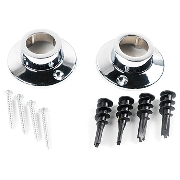 Taymor Round Shower Rod Flanges