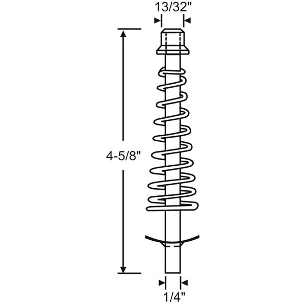 Closet Door Pin Assembly