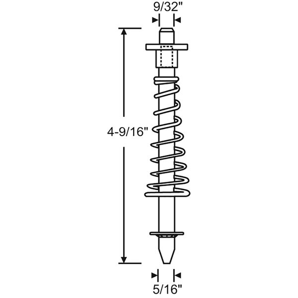 Closet Door Pin Assembly