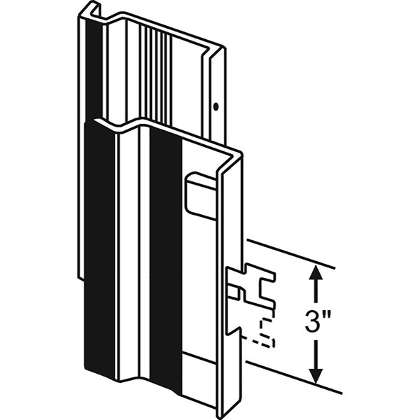 Patio Door Handle Set - 7" x 3-3/8"