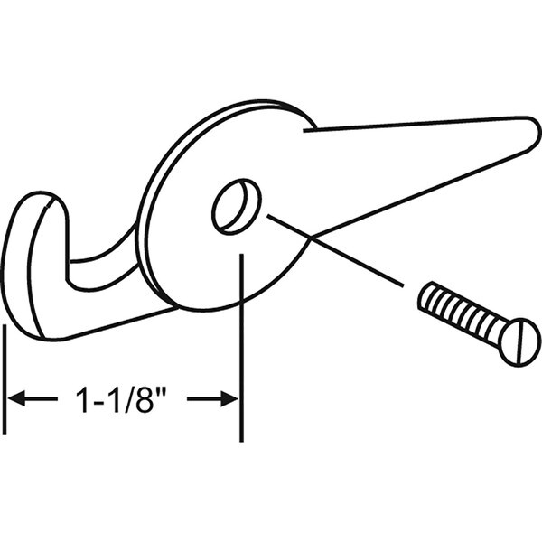 Screen Door Lever & Latch