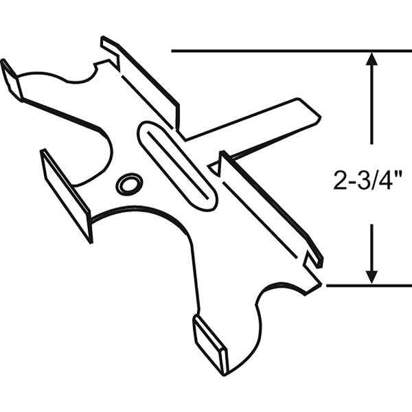 Screen Door Latch - 2-3/4"