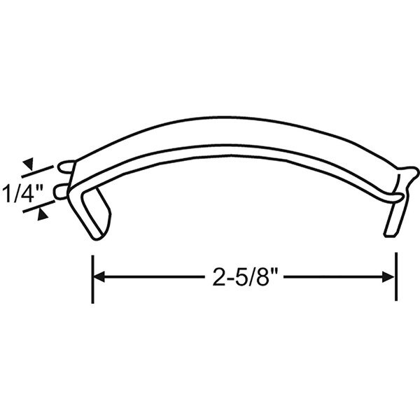 Screen Door Tension Spring - 1/4" x 2-5/8"