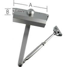 Taymor Metal Door Closer - 9-1/16" Spread
