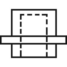 B4-4 Closet Door Pin Cap - 1/4"