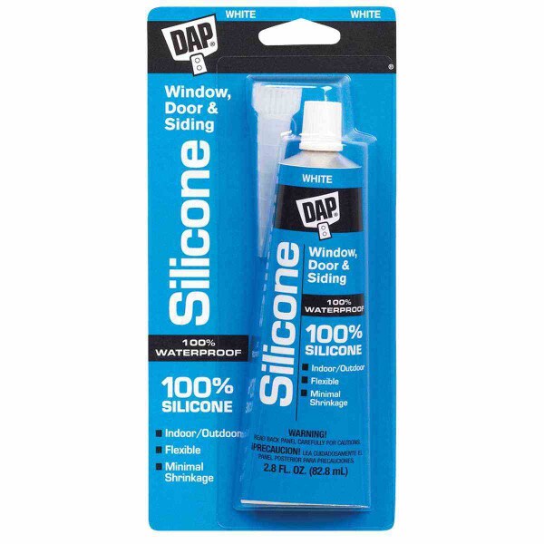 Dap Products Silicone Bathtub Sealant - 2.8oz, White