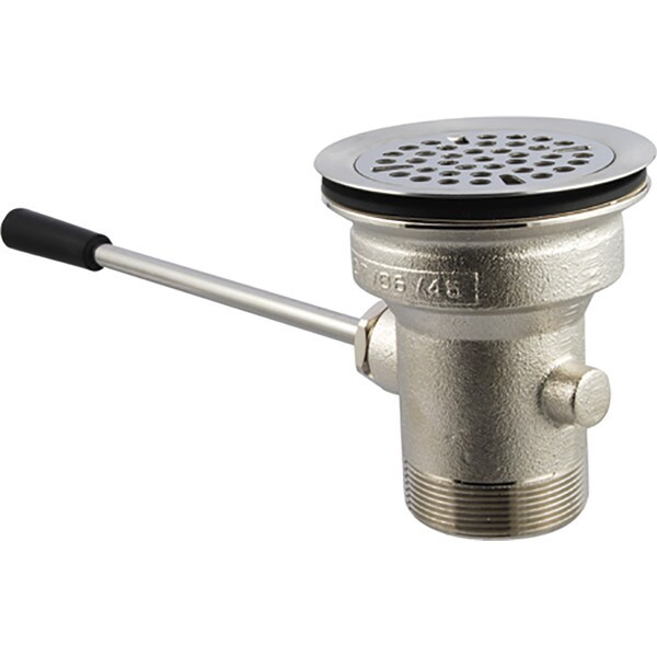 CHG Lever Handle Scullery Drain - 3" Sink Opening, 2" NPT