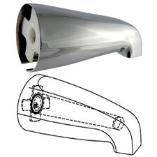 Universal Faucet Parts Filler Tub Spout