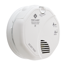 BRK Electronics Hardwired Smoke & Carbon Monoxide Detector - 120V AC/DC