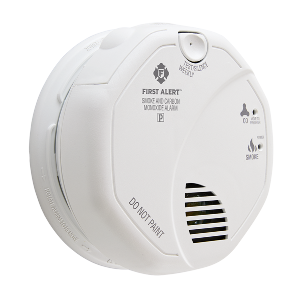 BRK Electronics Hardwired Smoke & Carbon Monoxide Detector - 120V AC/DC