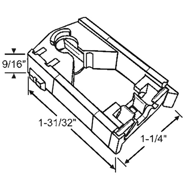 Window Pivot Lock Shoe