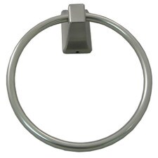 Stone Harbor Lakewood Satin Nickel Towel Ring