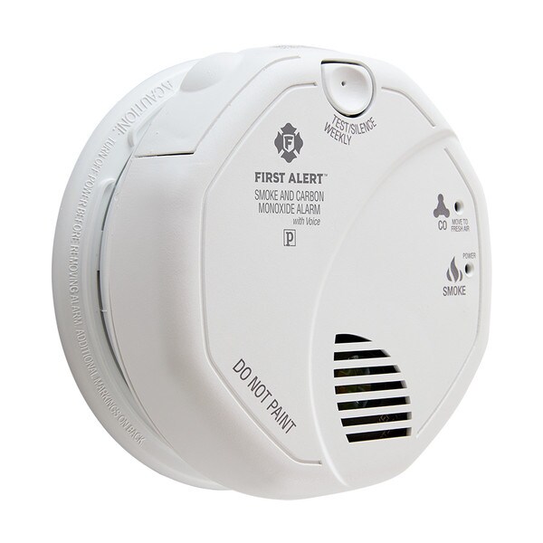 BRK Electronics Hardwired Smoke & Carbon Monoxide Detector - 120V AC/DC