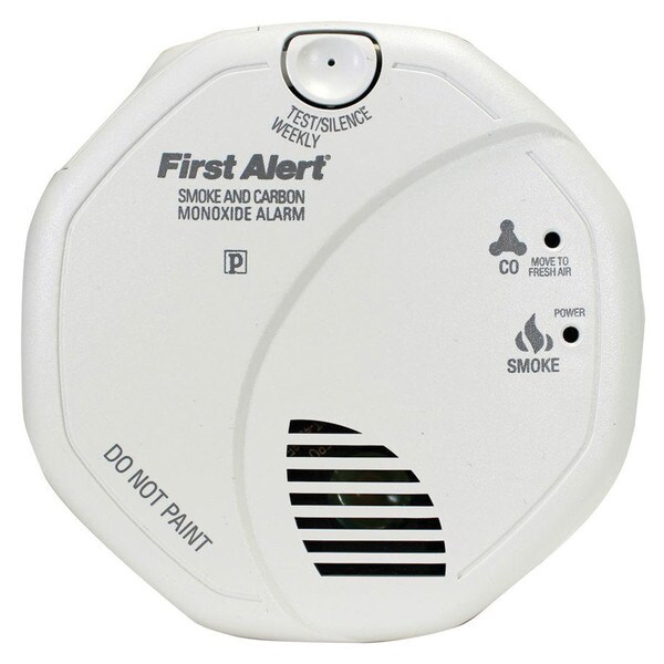 BRK Electronics Hardwired Smoke & Carbon Monoxide Detector - 120V AC/DC