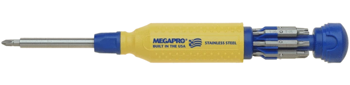 Megapro® 15-in-1 Multi-Tip Screwdriver - Stainless Steel