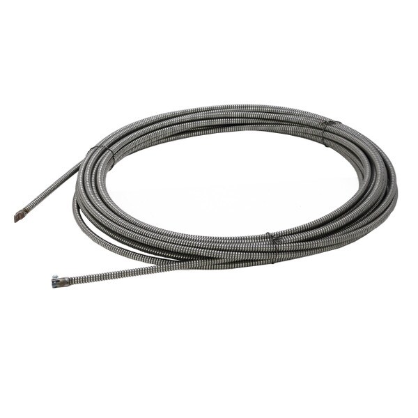 General Wire Spring Flexicore Drain Cleaner Cable - 3/8" x 50' with Female Connector