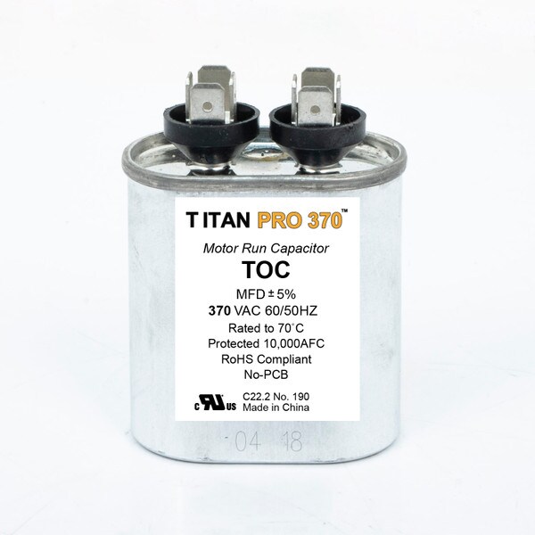 Oval Run Capacitor - 5 X 370V