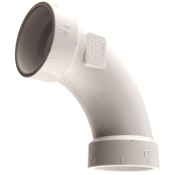PVC 90° Long Turn Elbow - 4"