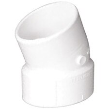 PVC 22-1/2° Street Elbow - 4"