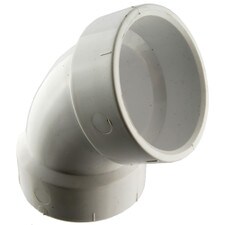 PVC 60º Elbow - 3"