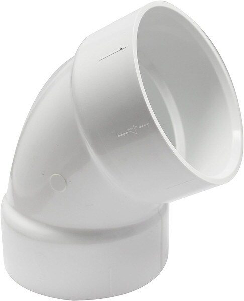 PVC 60º Elbow - 4"