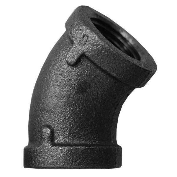 Black 45° Elbow - 1"
