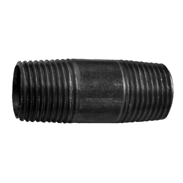 Black Nipple - 3/8" x 1-1/2"