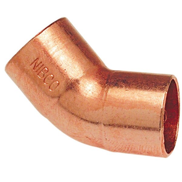 Copper 45º Sweat Elbow - 1"