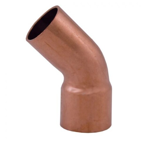 Copper 45º Sweat Street Elbow - 1-1/2"