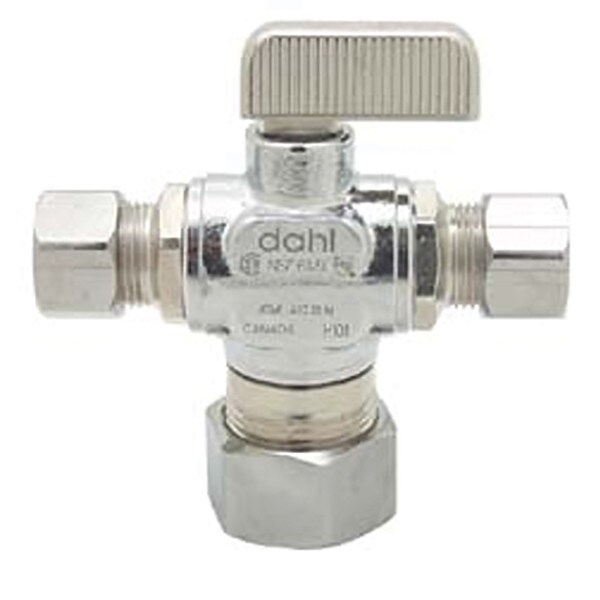 Dahl 3-Way Angle Supply Stop