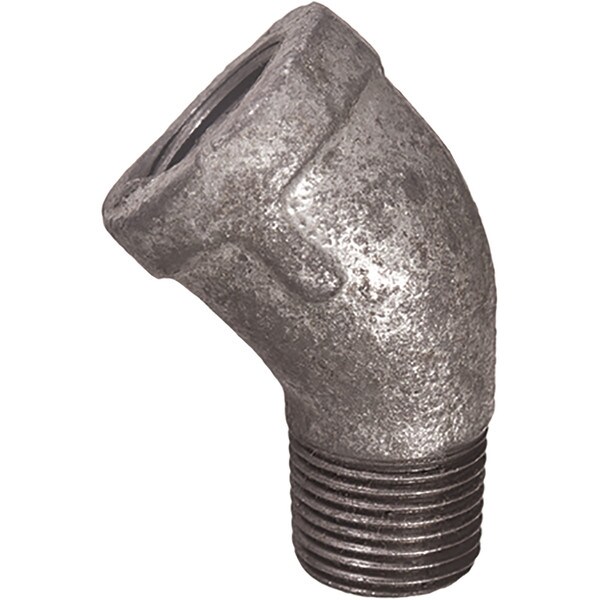 Galvanized 45° Street Elbow - 1/4"