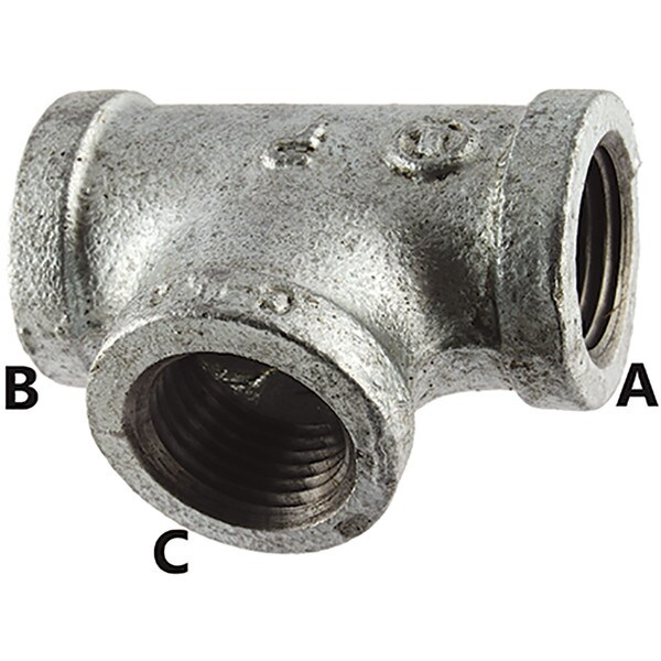 Galvanized Tee - 3/8"