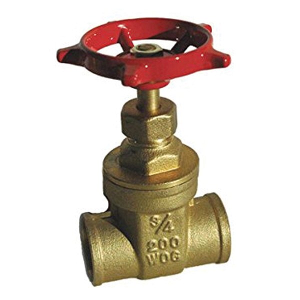 JMF Cast Brass Gate Valve - 1-1/4"